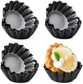 DaKuan 12 Packs Egg Tart Mold, Cupcake Cake Muffin Mold Mini Pie Pans