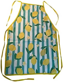 Spring Lemons Dish Towels, Drying Mat, Apron and Oven Mitt Bundle