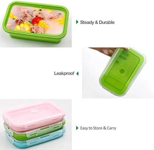 Alimat PluS 3 Pack 40.5oz Silicone Collapsible Food Storage Containers