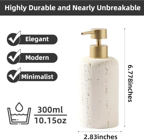 2 PCS Soap Dispensers, 300ML Hand Soap Containers