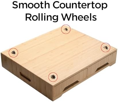 Mobilevision Bamboo Pod Storage Drawer, K-Cup and Espresso