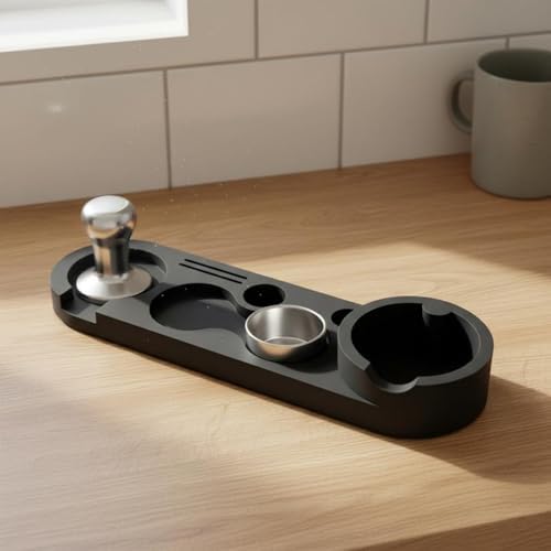 Coffee Slag Container Espresso Station Organizer Tamper Mat