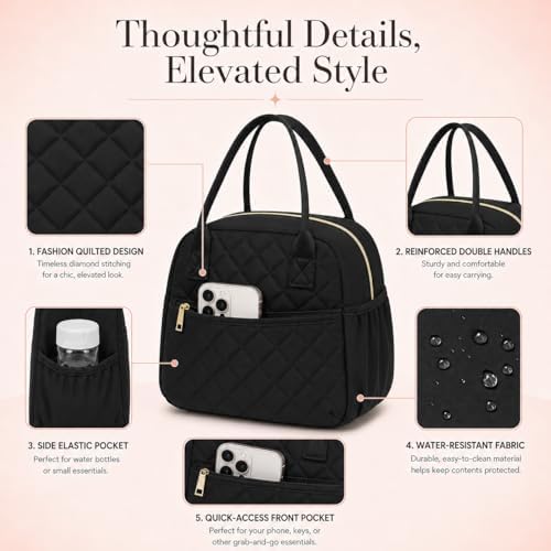 CAMTOP Lunch Box for Women Insulated Lunch Bag Lunchbox Cooler Thermal