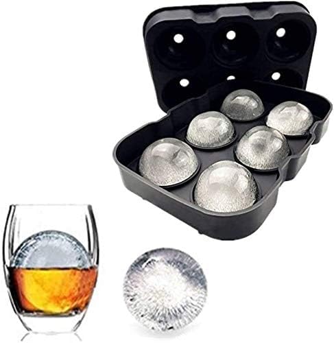 Silicone Round Ice Cube Mold, Round Ice Cube Trays for Freezer with
