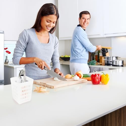 Dishwasher Cutlery Basket 5x4x3 Inch, Hollow Out Silverware Holder