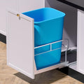 Insputer Pull Out Trash Can Cabinet with Soft-Close Slides