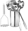 Avador Set of 10 Stainless Steel Kitchen Tools