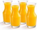 Mimosa Bar Supplies Carafe Glasses – 8.5 Oz Pack of 4 Measuring Small