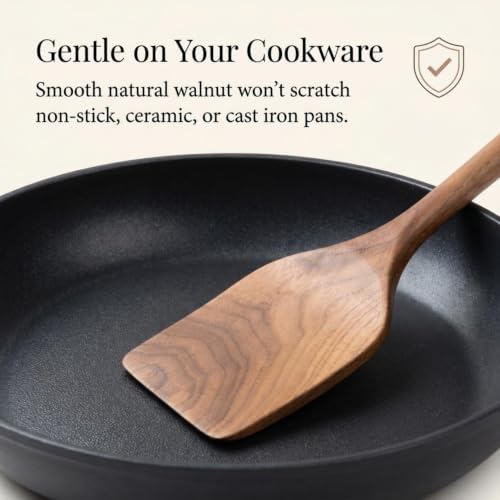Salt & York Walnut Wooden Cooking Utensil Set, 5-Pc Kitchen