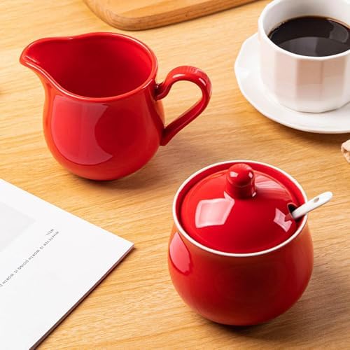 Sugar and Creamer Set, Decorative, Practical Gift, Sugar Bowl