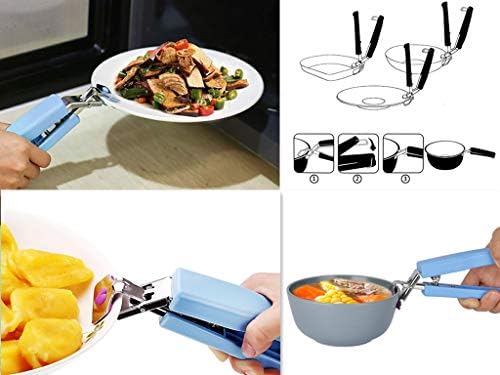 Hot Plate Gripper, Kitchen Hot Dish Bowl Plate Clip Anti Scalding Dish