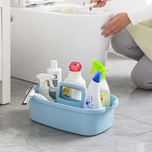 JiatuA Large Cleaning Caddy Basket, Blue