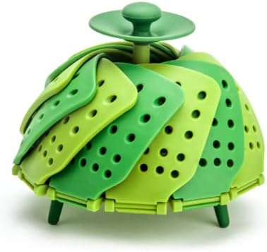 BeyondNice Collapsible Colander, Silicone Food Strainer, Vegetable and