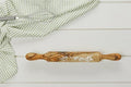 Naturally Med - Olive Wood Rolling Pin - 15.5 inch