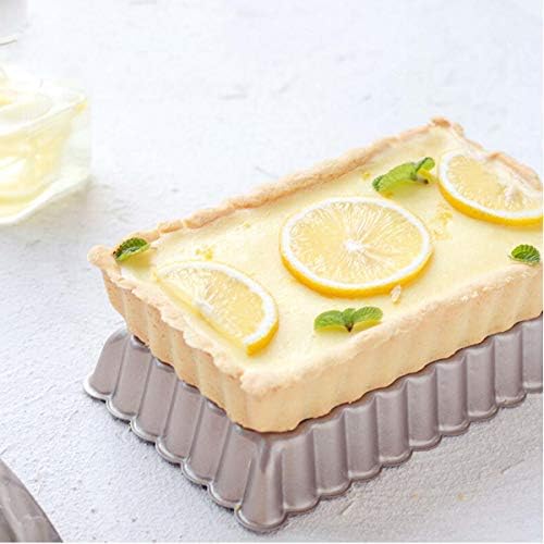 CANDeal 7pcs Tarts, Rectangular Quiches & Dessert Baking Set, 6x