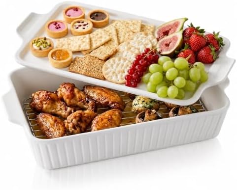 5.2 Qt Ceramic Baking Dish with Lid