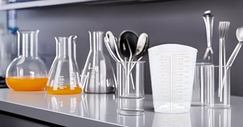 OakRidge Products 1000ml Triangular Graduated Container, Translucent