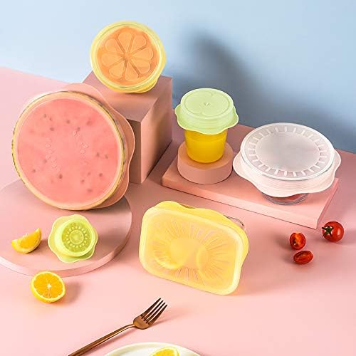 Silicone Bowl Covers, 6 Pack, Reusable Food Storage