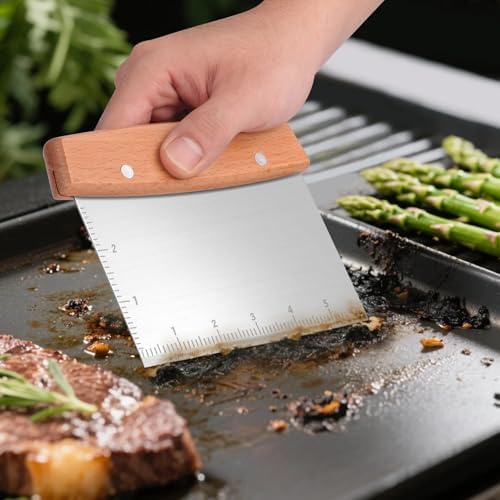 Flyisland Blackstone Bench Scraper,Griddle Scraper for Blackstone