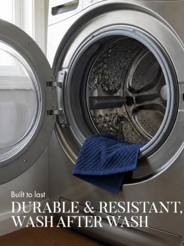Bumble Kitchen Towels (6-Pack), 16"x25", 100% Cotton, Dish Towels Navy