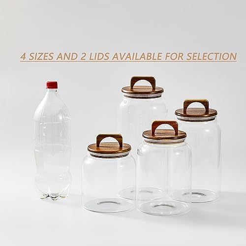 Sweejar Half-Gallon Glass Laundry Pods Container, 1 Pack