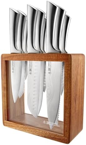 Cuisine::pro Damashiro Hiryu 10-Piece Japanese Steel Knife Set