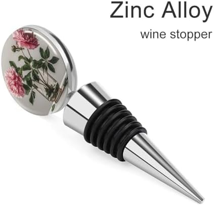 Two Peach Flowers Wine Stopper Vacuum Alloy Wine Bottle Stopper