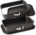 2 PCS Rectangle Cake Pan, 14 x 9 Inch Springform Cheesecake Pan