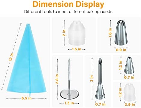 Kootek Piping Bags and Tips Set