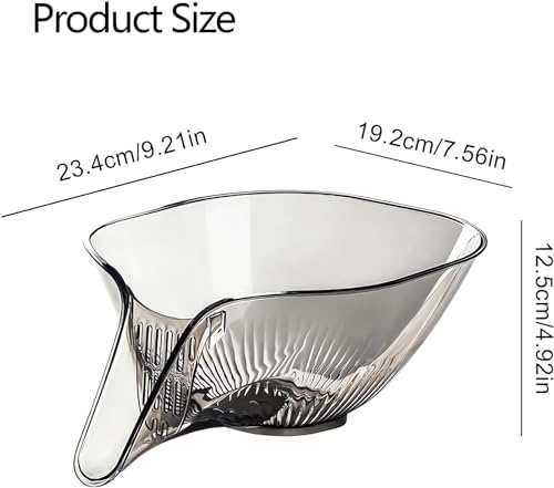 Multi-functional Drain Basket, 1PC, Clear