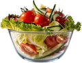 SIMAX 2.6 Quart Glass Mixing Bowl, Large Microwave & Oven Safe Bowl
