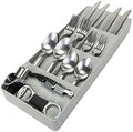Kitchen Details 7 Slot Cutlery Drawer Organizer | Utensil Tray