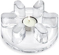 Teabloom Petals Tea Warmer – Elegant Glass Teapot Warmer with Tealight