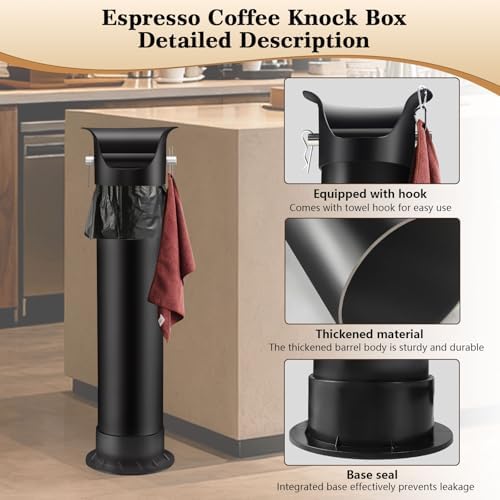 Espresso Knock Box for Coffee Grounds Coffee Knock Box Espresso