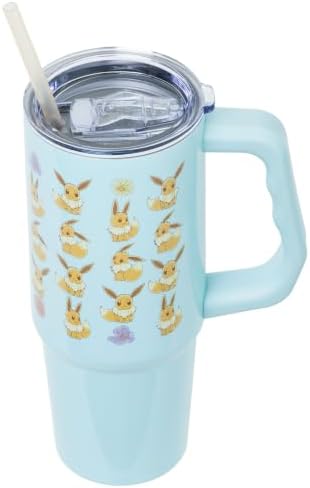Silver Buffalo Pokémon Flower Cafe Eevee, Stainless Steel Tumbler