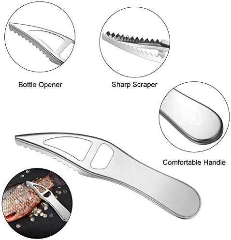 Honoson Fish Scale Removers, 4 Pieces