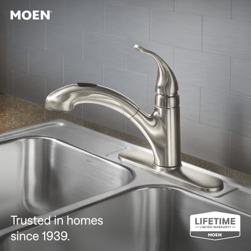 Moen 67315C Integra Chrome Pull-Out Kitchen & Laundry Faucet