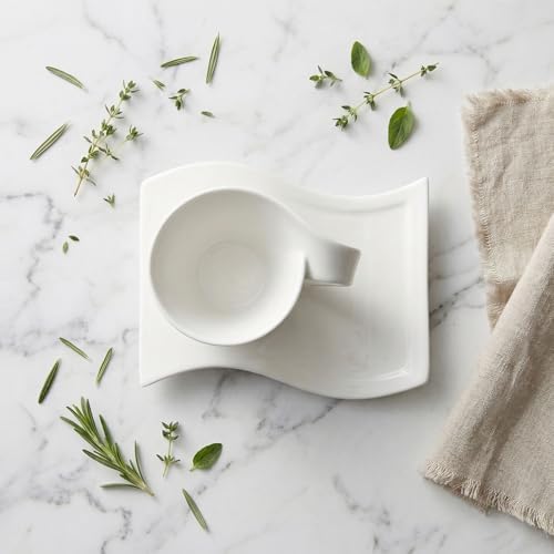Porcelain Coffee cup and saucer Mugs,5.17 Ounce, Savor Espresso Mugs