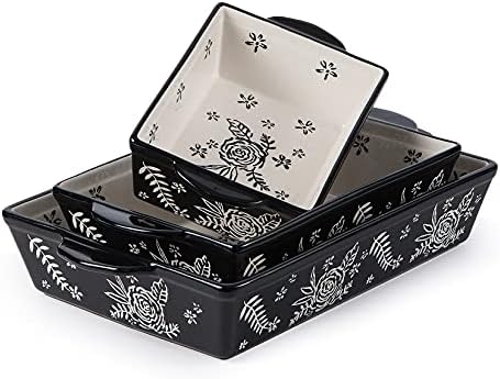 Wisenvoy Ceramic Casserole Dish Baking Set for Oven