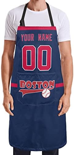 ANTKING Custom Apron with Pocket Custom Any Name and Any Number Gifts