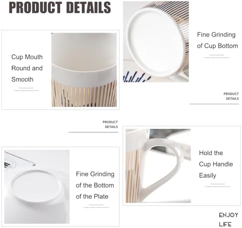 Old Craftsmen's Coffee Cup and Saucer Sets 8.45oz Unique Dynamic