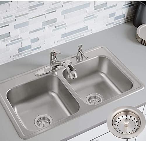 Artiwell 2-Pack Kitchen Sink Basket Strainer and Stopper, 3-1/2”