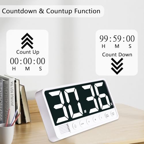 Digital Kitchen Timer, 7.1” Extra Large Display