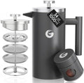 Coffee Gator 34 oz Gray French Press Coffee Maker