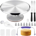 12 Inch Aluminum Cake Turntable Decorating Stand
