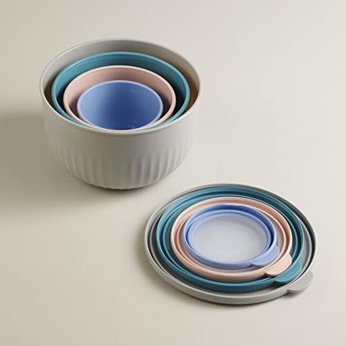 Table Concept Food Storage Containers, Plastic Bowls with Lids Set