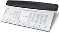 HULISEN 10-Inch Bench Scraper, Stainless Steel Dough Cutter