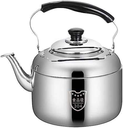 HEMOTON 4L Stainless Steel Whistling Tea Kettle