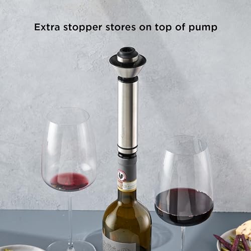 Rabbit Wine Vacuum Pump with Two Preserving Bottle Stoppers