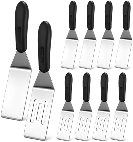 LemonRoad 10-Piece Stainless Steel Mini Spatulas